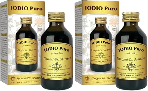 Dr. Giorgini Iodio Puro Liquido Analcoolico - 100 Ml (Confezione da 2)
