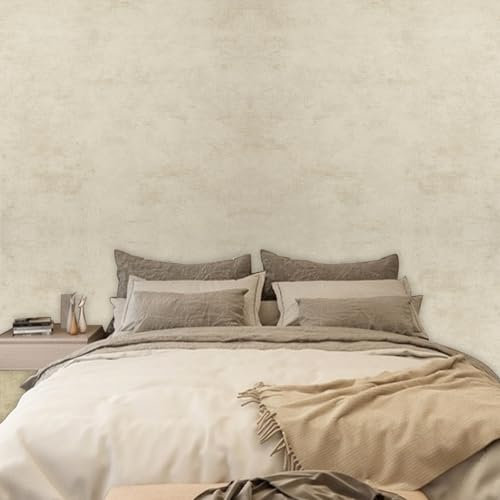 Anttyscar Yellow Concrete Wallpaper Cement Distressed Pattern Textured Industrial Wallpaper Feature Retro Decorative Luxury Wall Paper Roll Living Room Hallway Bedroom Wallpapers for Adults