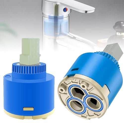 Cartuccia in ceramica,Cartuccia miscelatore 35mm in ceramica,Valvola di ricambio in ceramica per rubinetto della cucina,per rubinetti monocomando cucina, lavabo e doccia