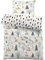 Housse de Couette 120x150 cm Enfant Animaux de la forêt, Parure de Lit 1 Personne Renard Renne avec Taie d'oreiller 40x60 cm Réversible Sets de Housse Couette en Microfibre Ensemble de Literie