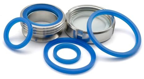 BKGWCSOR Grade SMS Union Thread Blue Silicone Gasket Ring Washer 19/25/32/38/51/63/76/89/102mm(63mm,10Pcs)