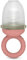 Suavinex, Chupete Fruta Bebé, Alimentador Antiahogo de Silicona Grado Alimentario, con Tapa, Fácil de Limpiar, Apto Lavavajillas, Apto Congelador, Alivia las Encías, Ideal BLW, +6 Meses, Rosa