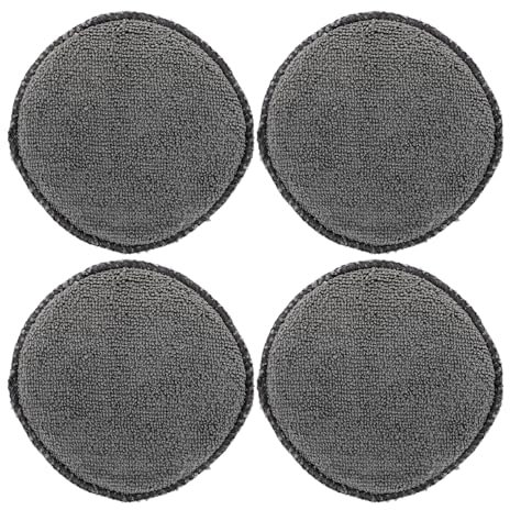 Gatuida 4stücke Mikrofaser-polierpads Autowachs- -pads Autoschwamm Zum Polieren Und Wachsen Für Fahrzeuge