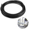 10Stück Silikonschlauch 4mm ID x 6mm OD 10 Meter Länge,Aquarium Luftschlauch,Schlauch Schwarz,Druckluftschlauch,Silikonschlauch Schlauch Für Pneumatische Geräte,Die Pumpe Übertragen Und Luftkompressor