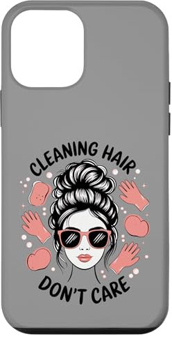 Linda señora de la limpieza - Limpieza del cabello no importa Carcasa para iPhone 12 mini