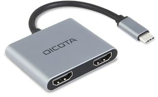 DICOTA Station d accueil multi ecrans USB C 100W gris