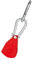 kowaku Carrucole a Cricchetto per Tenditori di Fune con Ganci, Ancoraggio per Tenda Da Esterno, Rosso Piccolo