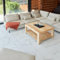Self Adhesive Vinyl Floor Tiles Pack of 30 Pieces Covers 59.92 ft² (5.57 m²) Waterproof, Peel and Stick Floor Tiles Size 12”x24” (30.48x60.96cm) Large Rectangular Vinyl Flooring – White Marble Effect