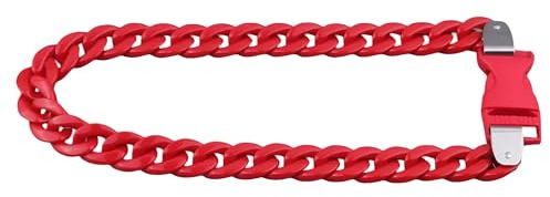 Girl Products 925 Sterling Silver And Long Chunky Buckle Pendant Necklaces, Padlock For Women, Chain Lock Necklace Men