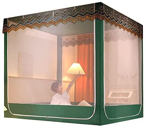 Liegestühle mit Moskitonetz, Sonnenliege, Gartenliege, Sonnenliege, mit Moskitonetz, für den Außenbereich, Terrasse, Liegestuhl mit 4 Ecken, Netz für ultimativen Komfort und Schutz