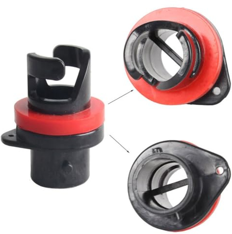 Tidevib Air Pump Hose with 5 Connectors Inflatable for Kayak Paddle Board Surfboard Tube - 2m Length, PVC Material