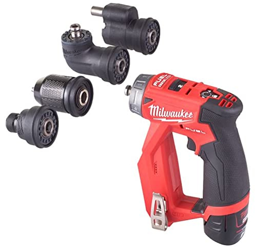 Trapano Avvitatore Milwaukee M12 Fddxkit-202x 12v 2ah Mandrini Intercambiabili