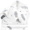 Odenwälder BabyNest Doppelmulltücher 3er 80x80cm (Feather Grey)