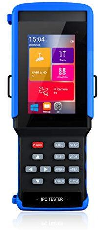 IP Camera Tester, Rsrteng IPC9310 Plus 8MP AHD CVI TVI CVBS IP Camera Test 4K HD Display Video Monitor 4 inch Touch Screen IPC Tester Support POE PTZ WiFi RS485 Ovif Audio & DC12V Power Output