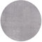 Mia's Teppiche Olivia Wohnzimmer/Schlafzimmer Teppich - waschbar - 120 cm Rund, Grau