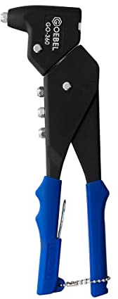 GOEBEL® - GO-360 - Hand Blindnietsetzgerät Blindniet Handzange - Arbeitsbereich ø 2,4/3,0/3,2 mm Blindniet Setzgerät - Nietzange - Nietenzange - Blindnietzange
