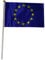 Flagge Europa, klein, 14 x 21 cm