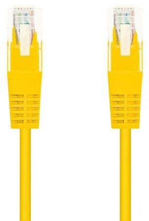 CABLEPELADO - Cable de Red UTP CAT6 - Cable Ethernet - cable trenzado - RJ45 - compatible PC, PS4, PS5, Xbox, Smart TV, server - amarillo - 1 metro