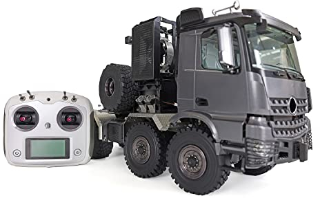 1/14 Metall 8X8 Offroad RC Traktor Schwerer Abschleppwagen Arocs Modell Diff Lock Servo Radio montiert Licht Sound