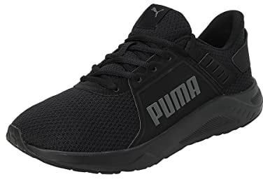 PUMA Unisex FTR Connect Road Running Shoe, Black Cool Dark Gray White, 41 EU