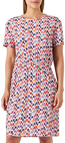 Seidensticker Damen Regular Fit Blusenkleid Kurzarm Kleid