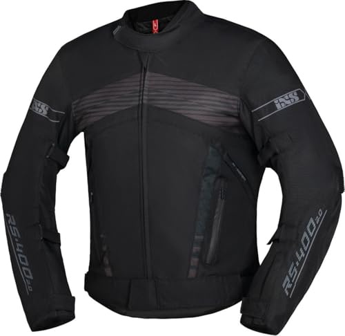 IXS RS-400-ST 3.0 Motorrad Textiljacke, schwarz, S