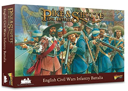 Warlord Games English Civil Wars Infantry Battalia - Plastic Miniatures for Pike & Shotte Epic Battles Highly Detailed Miniatures for Table-top Wargaming