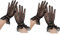 2 Pares de Guantes de encaje de señora,Guantes de rejilla para bodas,Guantes de novia elegantes para bodas,Guantes de cortesía de verano,Guantes cortos para Opera 20s Party