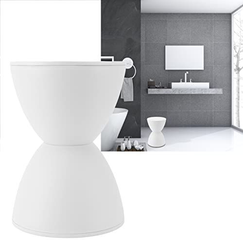CDQL Tabouret en Forme de Sablier en Plastique Moderne Simple de Style Nordique, Tabouret Rond Domestique Résistant à l'usure, Polyvalent et étanche, Tabouret de Style, Meubles pour