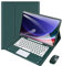 VLEAQC Keyboard Case and Mouse for Samsung Galaxy Tab S9 Ultra 2023 14.6 Inch (SM-X910/X916B/X918U), Detachable Bluetooth Keyboard with Touchpad, Slim Lightweight Cover with Pen Holder,Dark Green