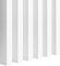 Premium 3D Slats 12 pièces - Panneaux muraux acoustiques, Vertical, Longueur 275 cm, Largeur 2,9 cm, Profondeur 4 cm Panneaux en bois, panneaux muraux, aspect bois, mur à lattes