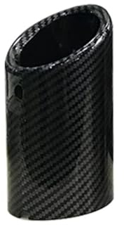 Auspuffblende Auto Für VW Für CC Für Passat Für Tiguan 2011-2015 Auto Auspuff Tipp Rohre Abdeckungen Auspuff Schalldämpfer (Farbe : 1pcs Carbon fiber)