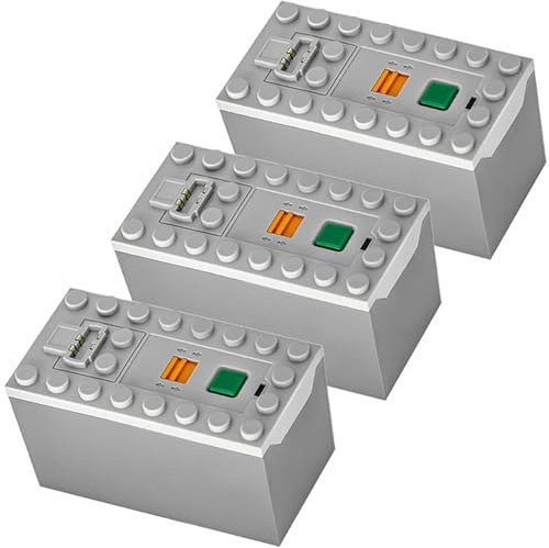 Habow Technic Power-Functions Power Functions AAA Battery Box 88000 (3 Piece) Compatible with Marques de Blocs de Construction Grand Public-Motor MOC Technic-Parts