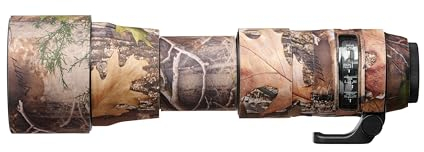 easyCover - Lens Oak - Objektivschutz - Schutz für Ihr Kameraobjektiv - Geeignet für Sigma 150-600mm f/5-6.3 DG OS HSM Contemporary - True Timber Kanati Camouflage