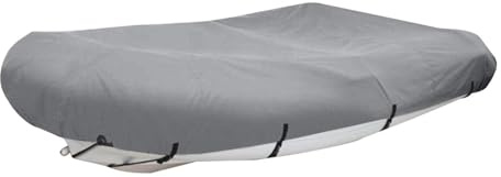 YYGJYGOO 210D Schlauchboot-Abdeckung, große UV-wasserdichte Abdeckung, strapazierfähiges Marine-Qualitätsgewebe, wasserdichte vergrößerte Bootsabdeckung für Gummiboote(Size:420 * 210 * 46cm)
