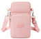 Handytasche Zum Umhängen Damen Handy Tasche Damen Umhänge Handy Handtasche Zum Umhängen Handytasche Mit GeldböRse Zum UmhäNgen Handy UmhäNgetasche Handy UmhäNgetasche für Ausflug Einkauf (Rosa)