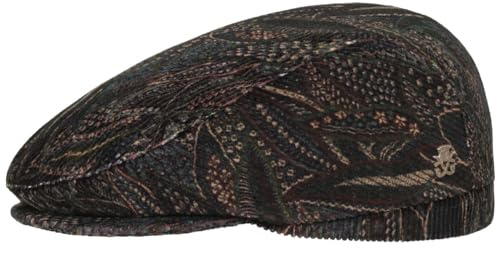 Mayser Zechbauer Schirmmütze Flatcap Cord Paisley Herren Herbst Winter