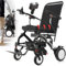 WEYRAL Nur17.5kg Elektrischer Rollstuhl Faltbar Leicht, Leichte Carbonfaser-Elektrorollstühle für Erwachsene, Intelligente Rollstühle für Erwachsene All Terrain Rollstühle Portable Airline Approved