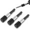 Kasoud Screwdriver Impact Drill Bit Holder, 3PCS 1/4 Inch Hex Shank Magnetic Extension, Bit Holder for Impact Driver, 60mm, With Magnetic Head ¼ Inch Hex Drive (Black)