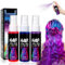 Allony 3 Colors Temporary Hair Colour Spray for Kids - Washable Hair Dye for Cosplay, Prom, Party, Christmas, Halloween - Blue, Washable