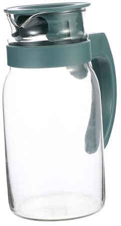 Ciieeo Botella De Agua De Vidrio Verde De 800 Ml A Prueba De Fugas Tetera Para El Hogar Botella De Almacenamiento De Agua De Gran Capacidad