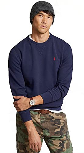 Ralph Lauren Sweat RL en peluche, Bleu (Cruise Navy), XXL