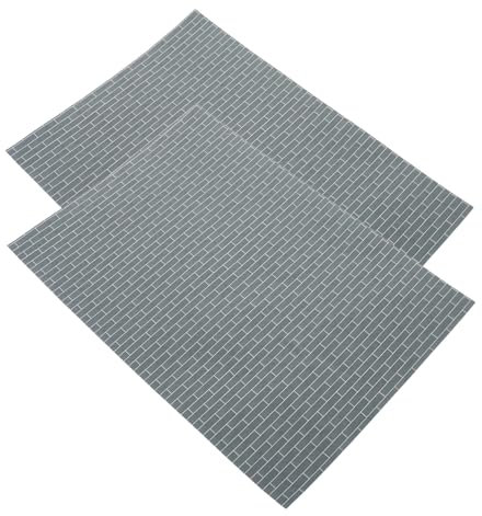 HAWILLOSCH 2pcs Doll House Wallpaper Peel and Stick Elegant Design for Miniature House Decor Realistic Adhesive Wall Covering for Projects Great Material for Lasting Use