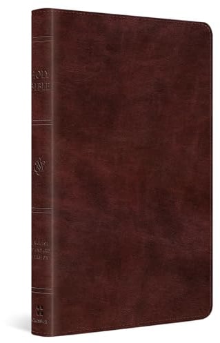 ESV Large Print Thinline Bible, Red Letter (TruTone, Mahogany)