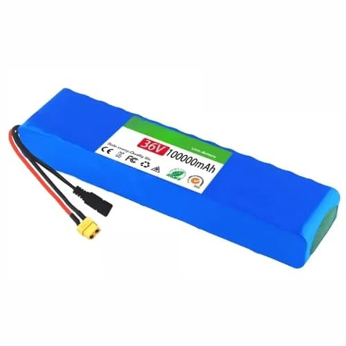 36V 100AH Batteria Per Bici Elettrica 10S3P Batterie Al Litio Di Ricambio Per Monopattini Elettrici Batteria Al Litio Ricaricabile Per Scooter Con Caricabatteria E BMS XT60