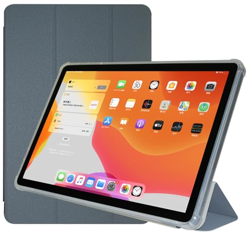 AKNICI Funda para TECLAST P50T Tablet 11 Pulgadas, Ultra Delgada Cubierta Trasera de TPU Cover Carcasa con Auto-Sueño/Estela Soporte Función para TECLAST P50T/TECLAST P50T, Gris