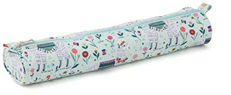 Hobby Gift Exclusive Knitting Pin Storage Case, Crochet Hook Case, Knitting Accessories, Pencil Case 12 x 41 x 7.5cm, Llama