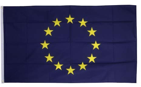 Flaggenfritze® Fahne Flagge Europäische Union EU 150 x 250 cm Premiumqualität