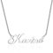 Bo&Pao individuelle Skript Namenskette 925 Sterling Silber mit einem Wunschname