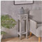 INMOZATA Slim Bedside Table Telephone Table with Drawer Tall Slim Living Room End Table Side Table Corner Bedside Table Grey